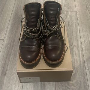 Truman Brown Double Shot Leather Cap-toe Boots 9.5ee